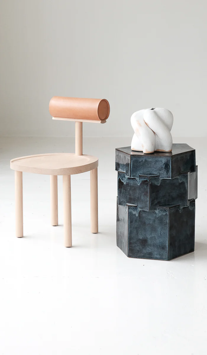 B Zippy XL Tall Triple Tier Hex Side Table - Image 6