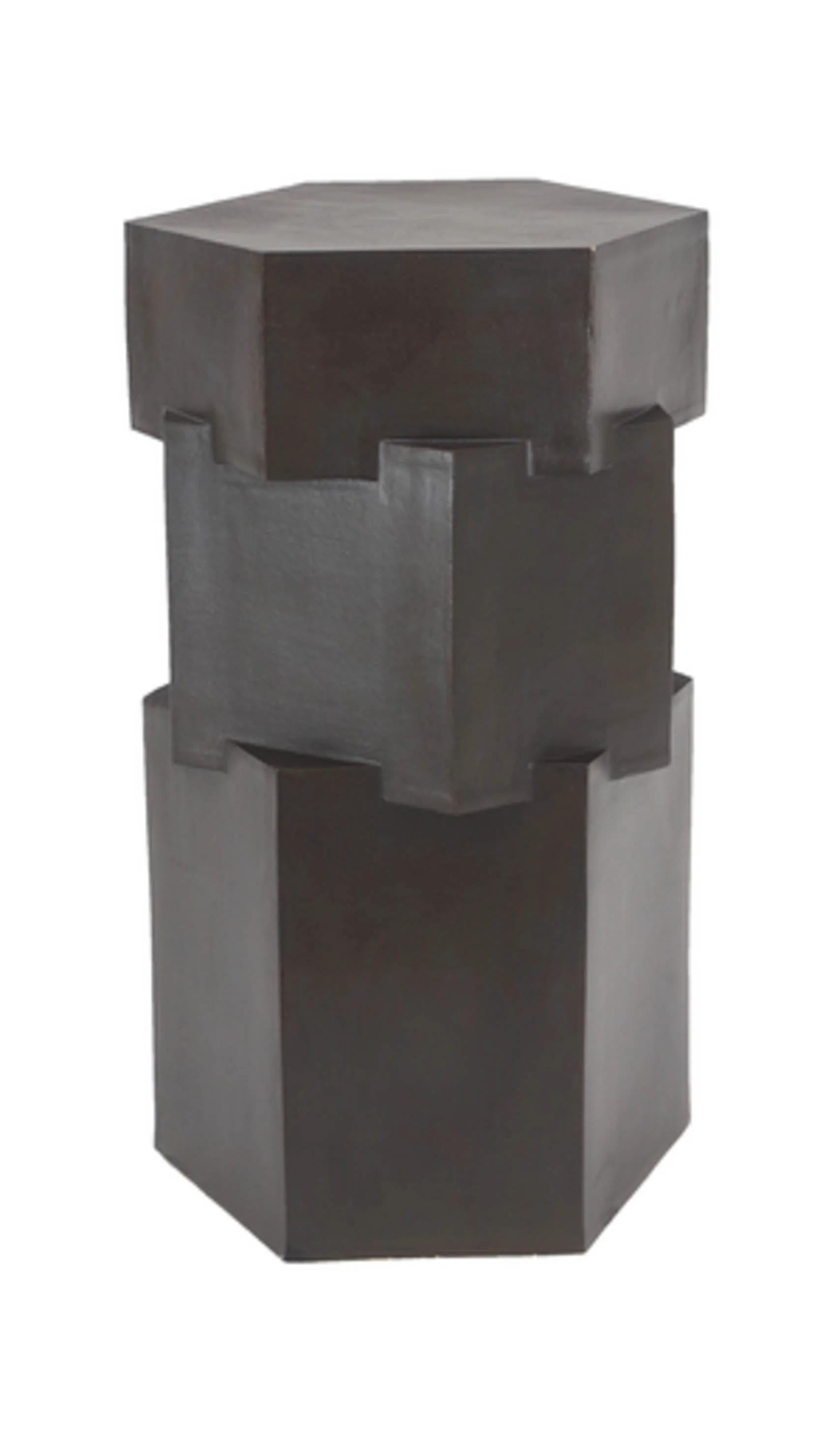 B Zippy Tall Triple Tier Hex Side Table - Image 18