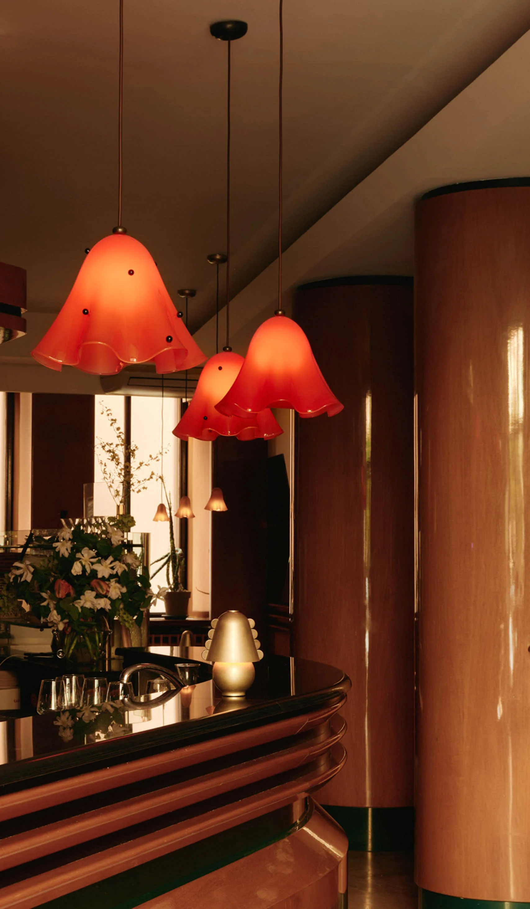 In Common With Blown Glass Fazzo Pendant with Dots - Image 35