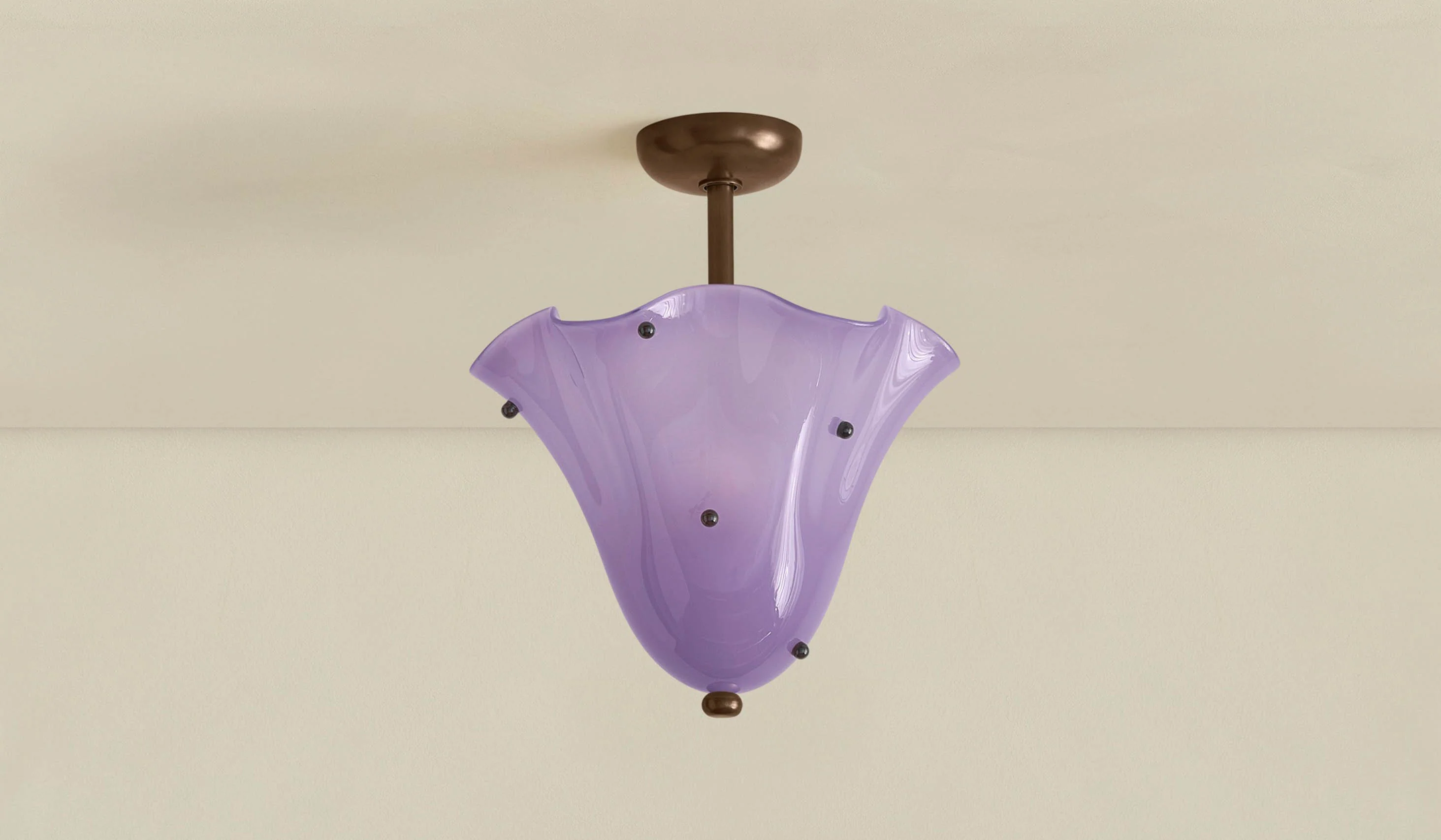 In Common With Blown Glass Fazzo Surface Mount with Dots - Image 151