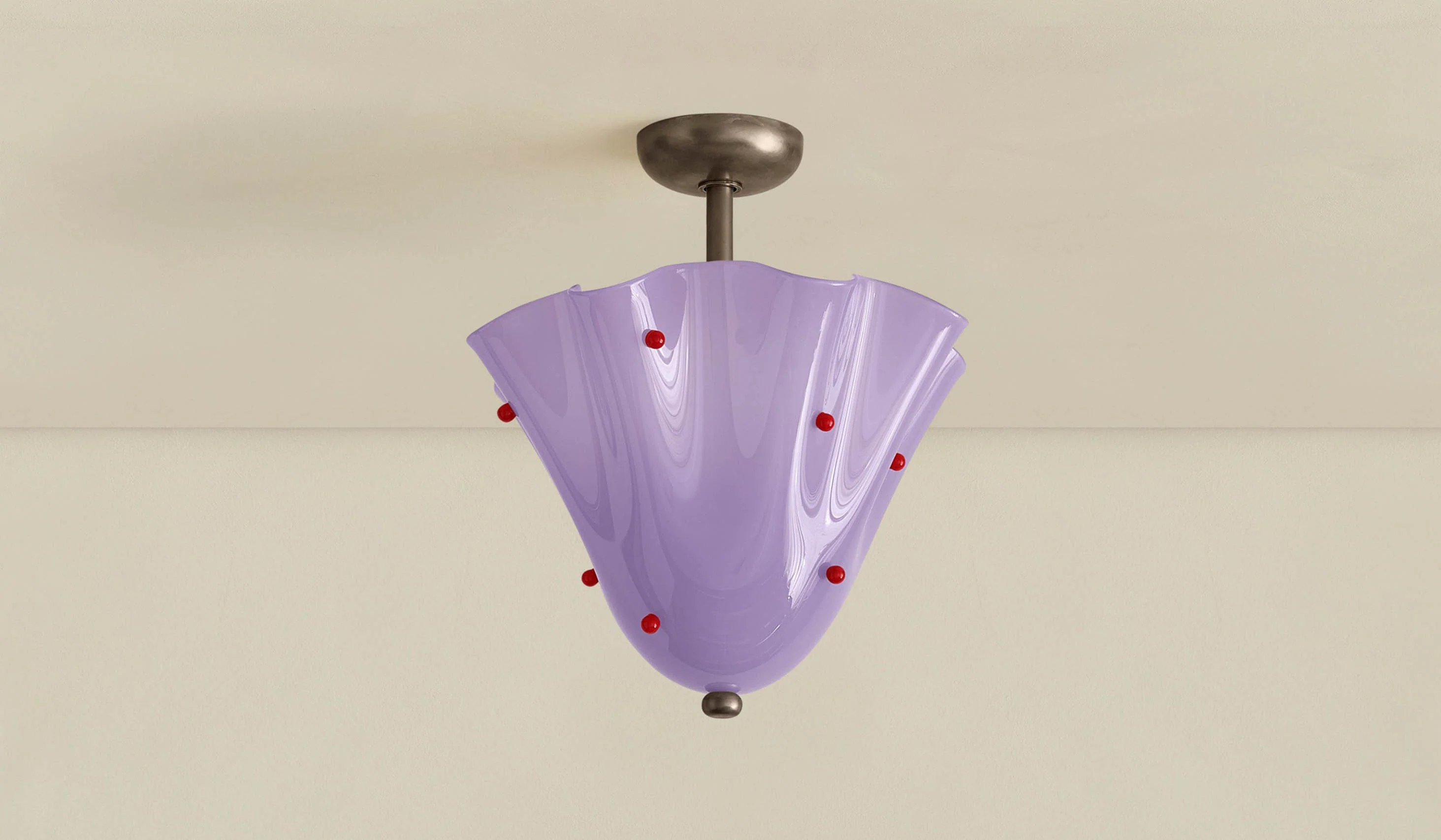 In Common With Blown Glass Fazzo Surface Mount with Dots - Image 168