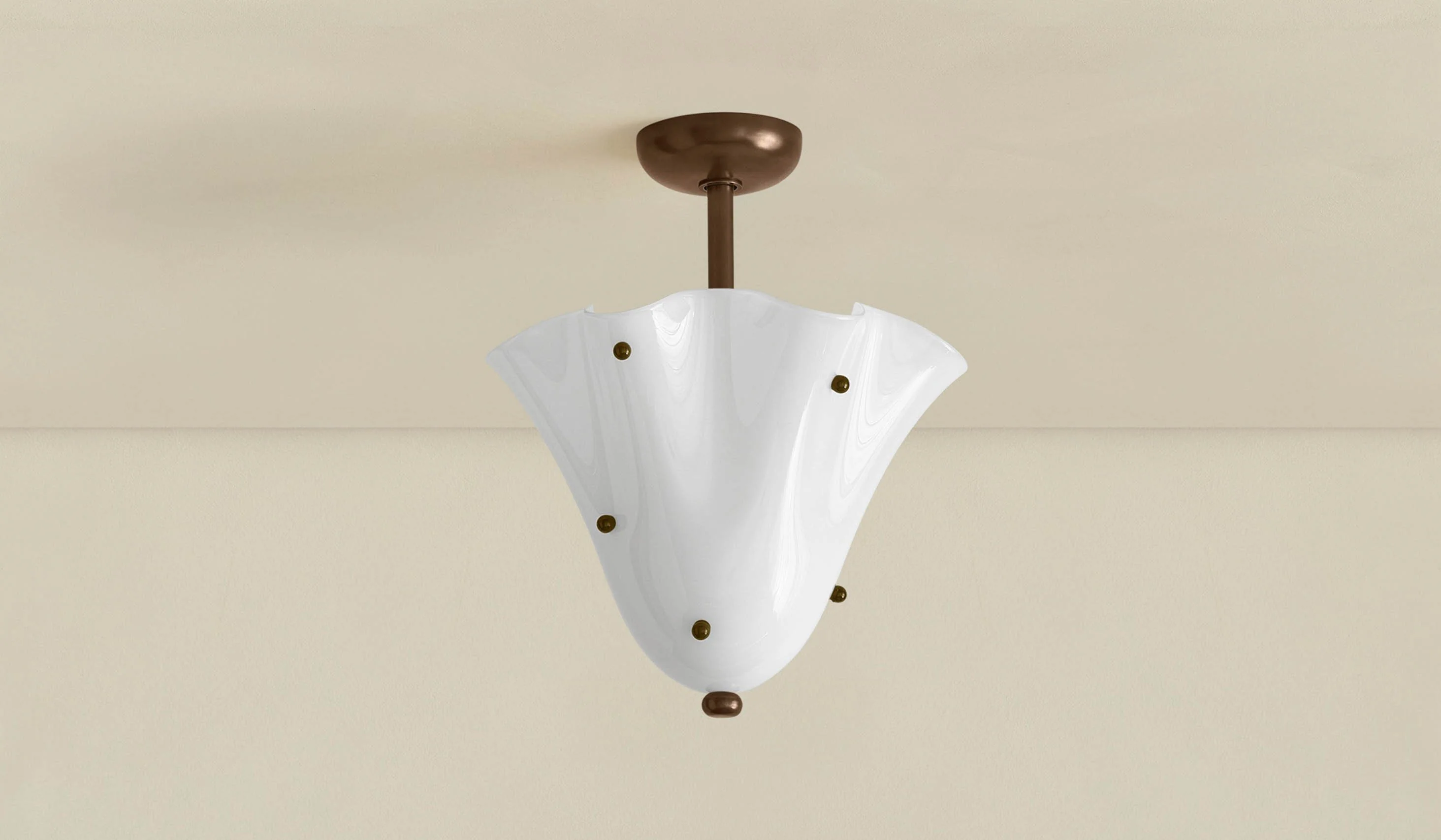 In Common With Blown Glass Fazzo Surface Mount with Dots - Image 38