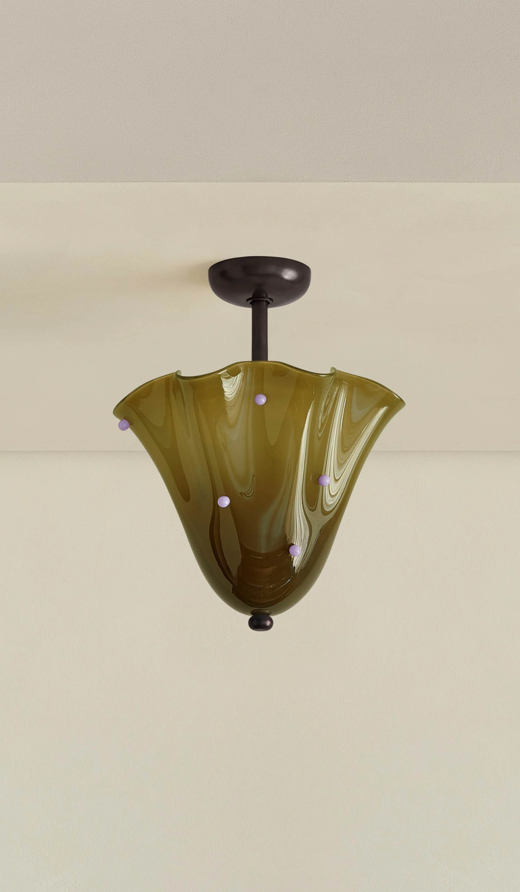 In Common With Blown Glass Fazzo Surface Mount with Dots - Image 44