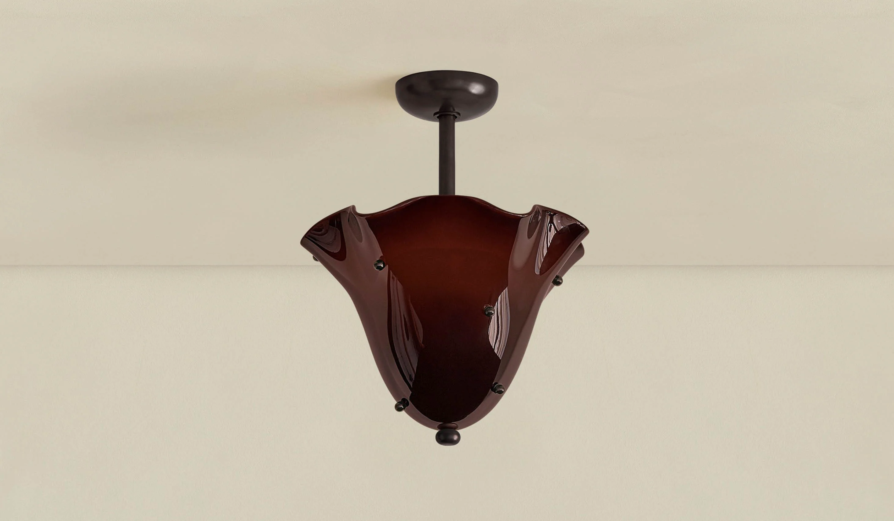 In Common With Blown Glass Fazzo Surface Mount with Dots - Image 73