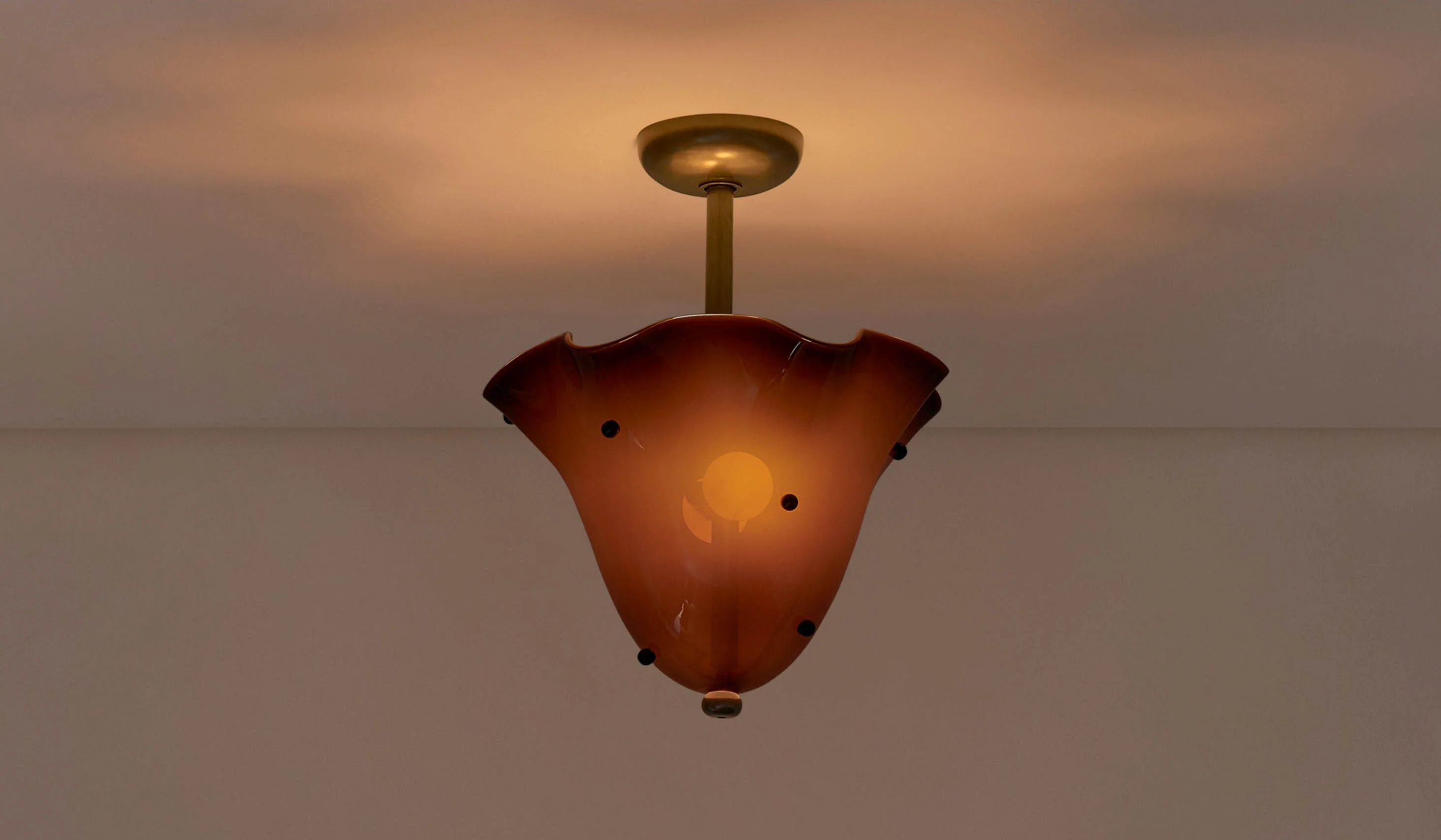 In Common With Blown Glass Fazzo Surface Mount with Dots - Image 82