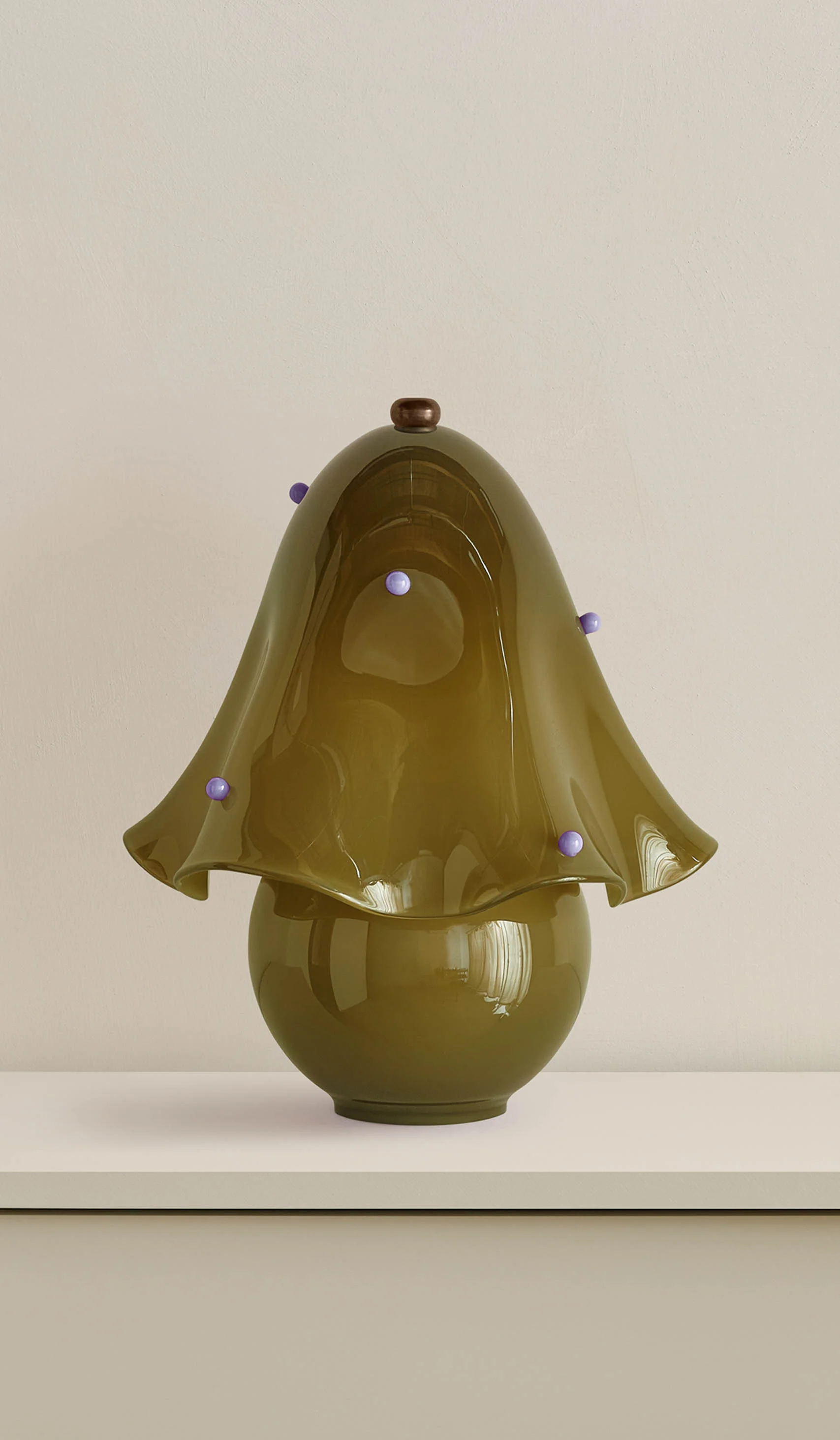 In Common With Blown Glass Fazzo Table Lamp with Dots - Image 11