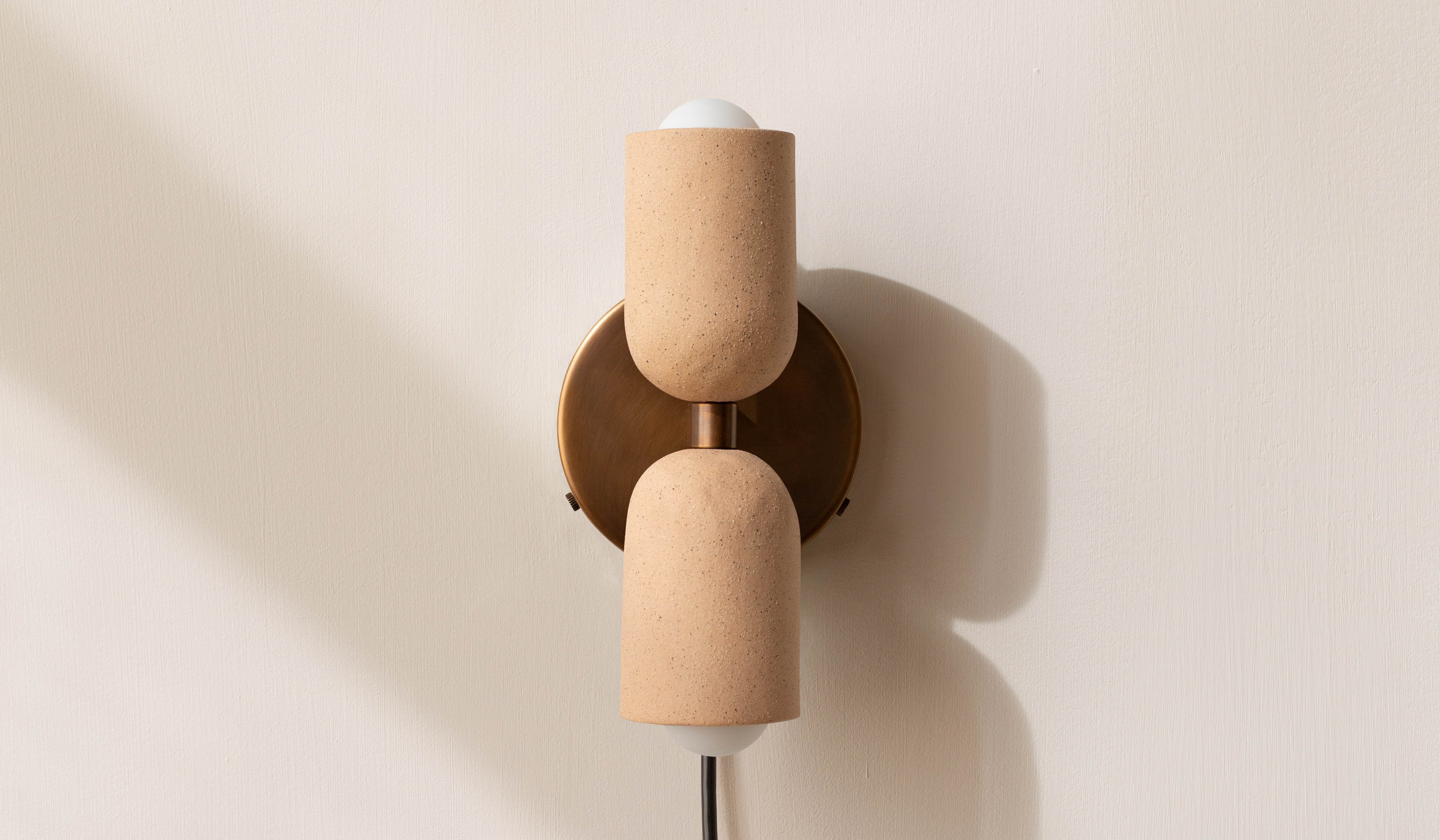 In Common With Ceramic Up Down Sconce - Plug In - Image 20