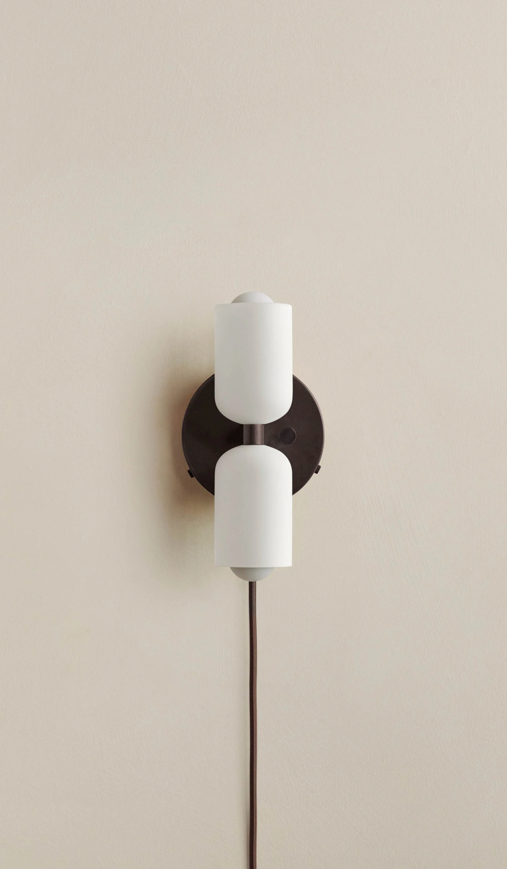 In Common With Enamel White Glass Up Down Sconce - Image 57