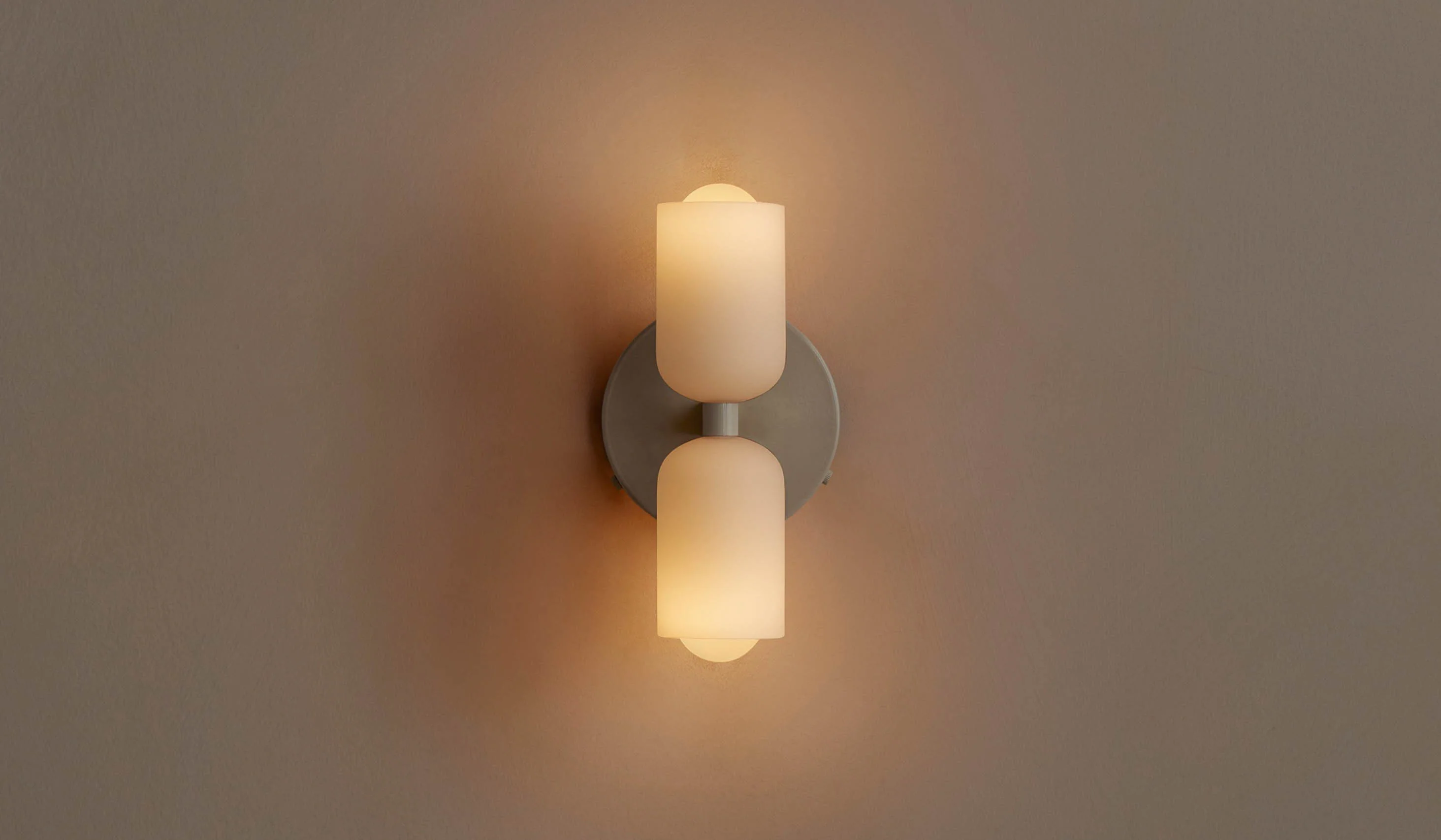 In Common With Enamel White Glass Up Down Sconce - Image 66