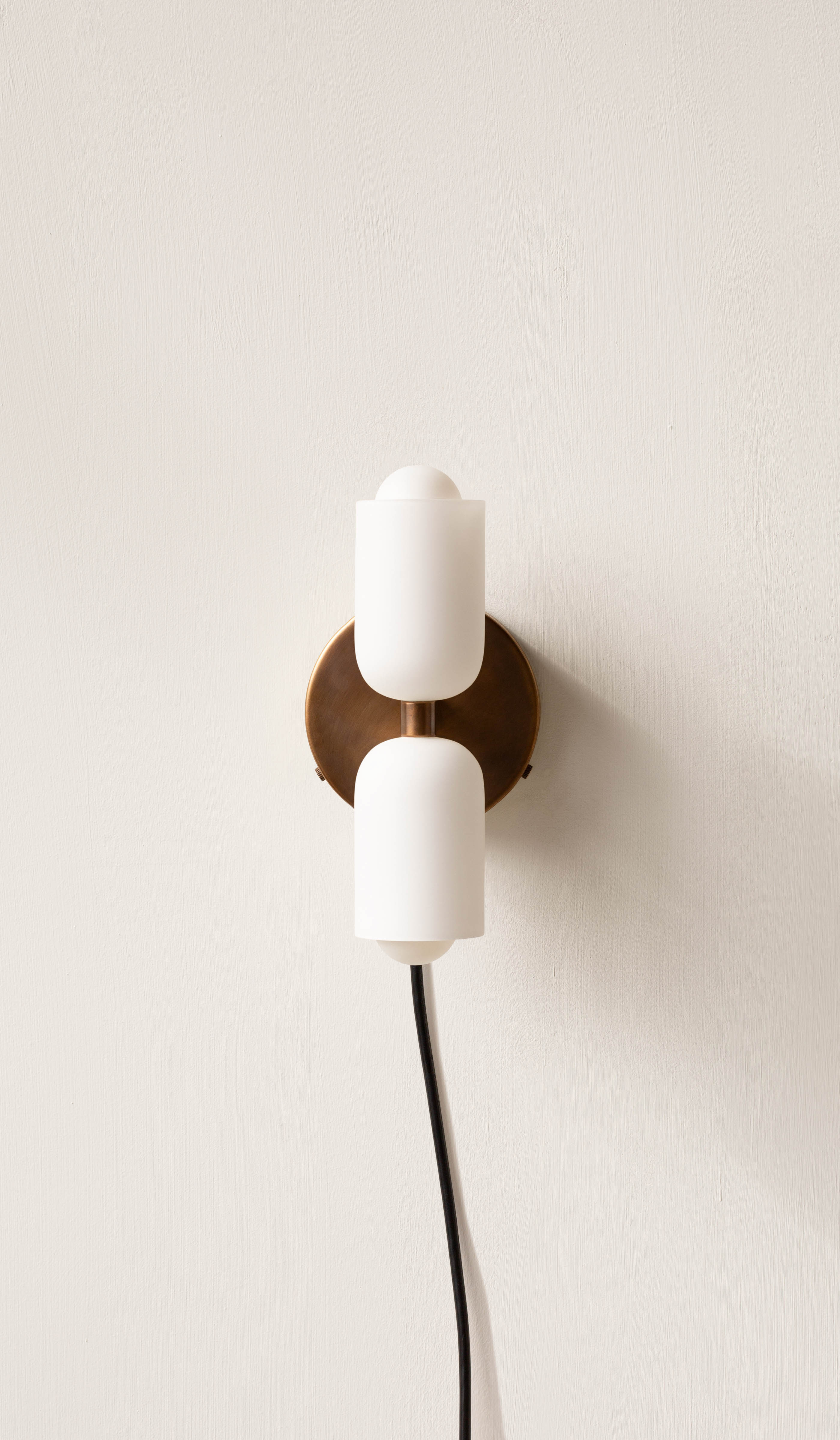 In Common With Enamel White Glass Up Down Sconce - Image 78