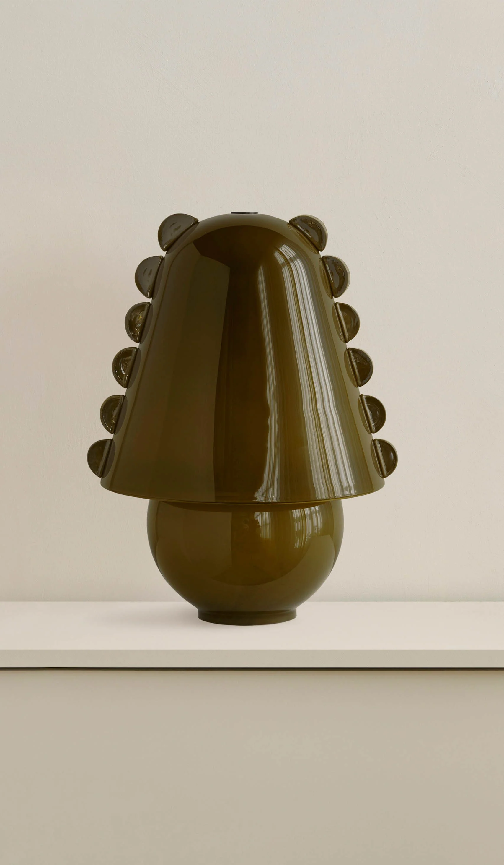 In Common With Large Blown Glass Calla Table Lamp - Image 38