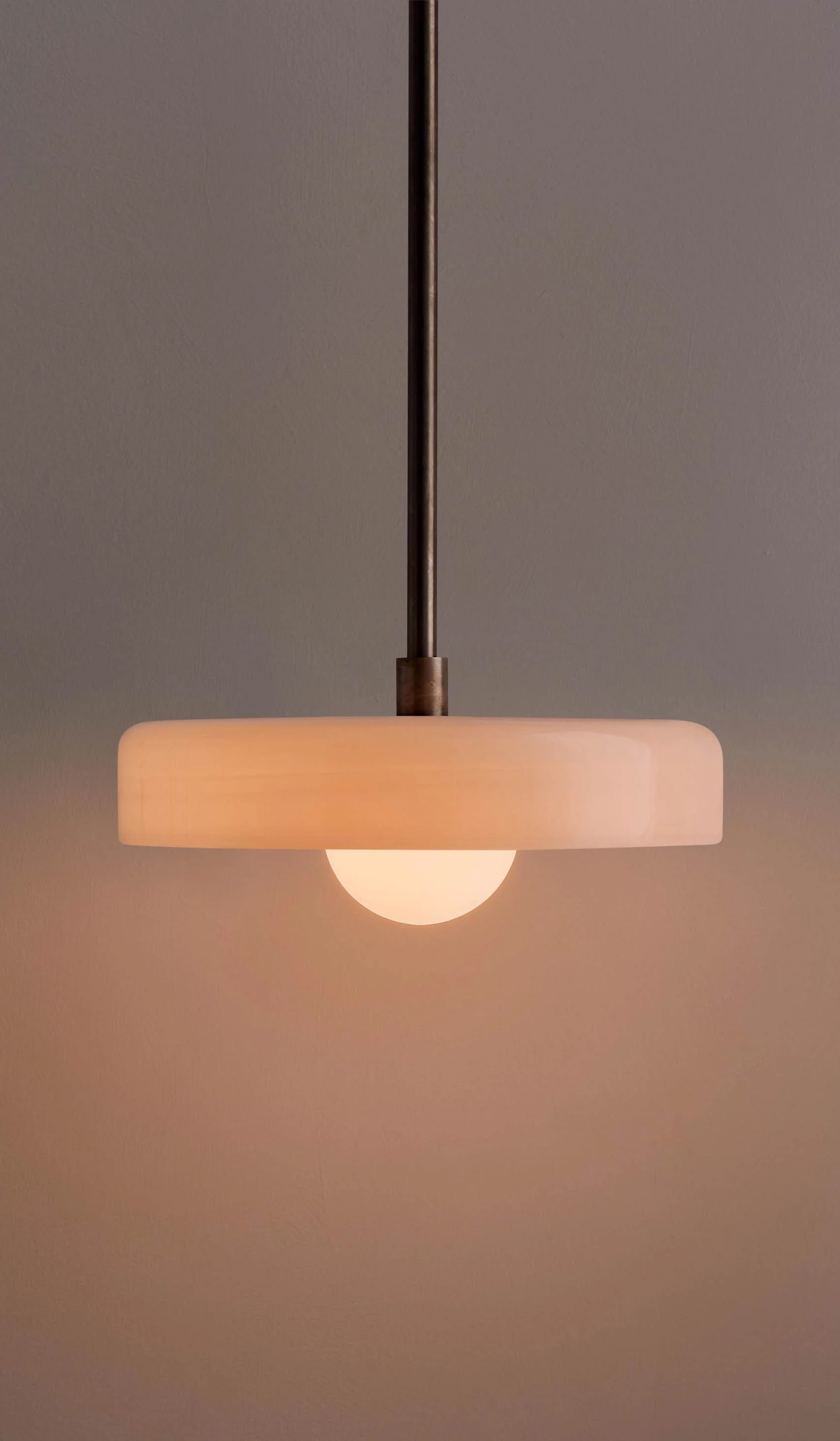 In Common With Opaline Glass Disc Pendant - Image 13