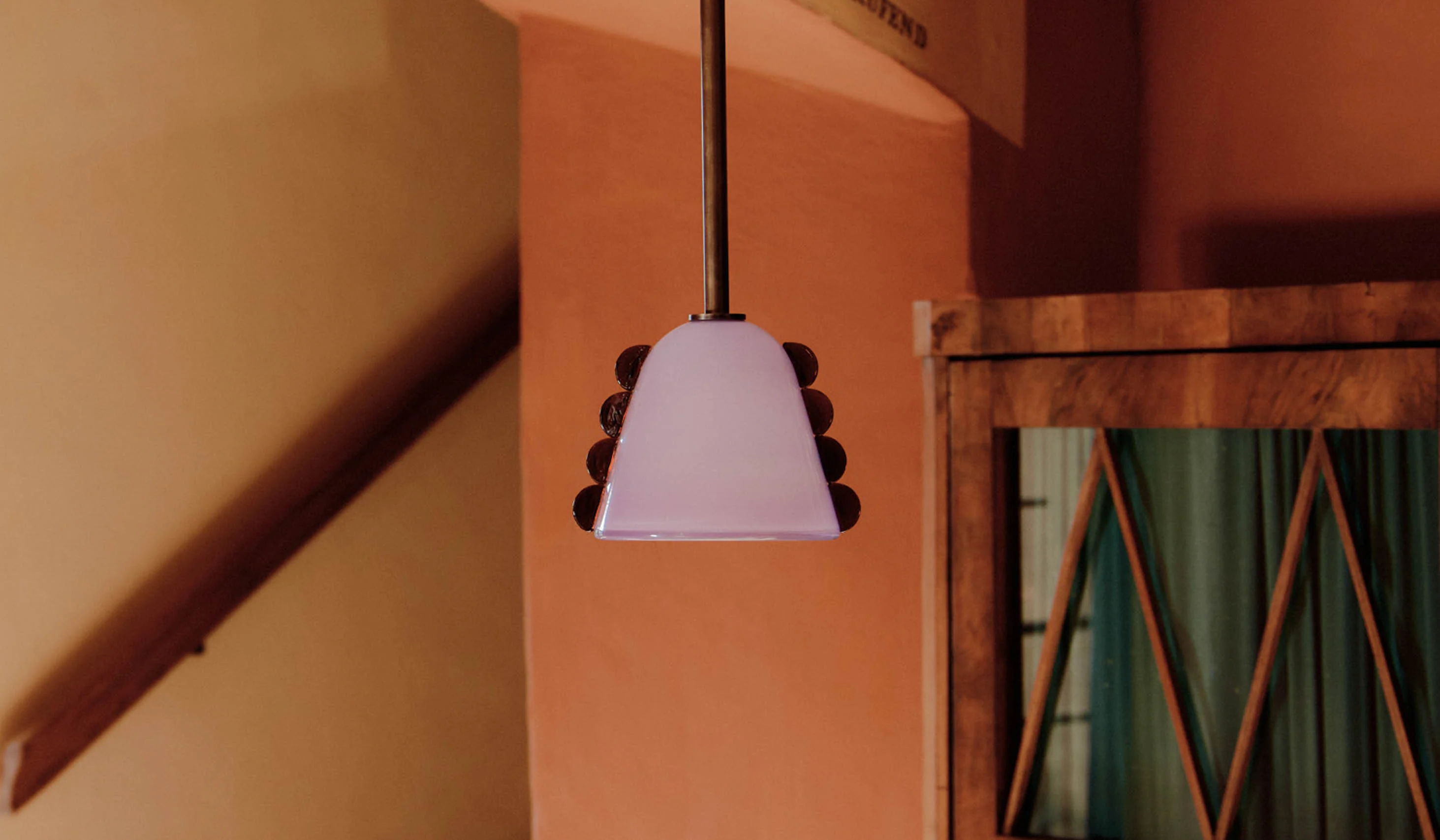 In Common With Small Blown Glass Calla Pendant - Image 23