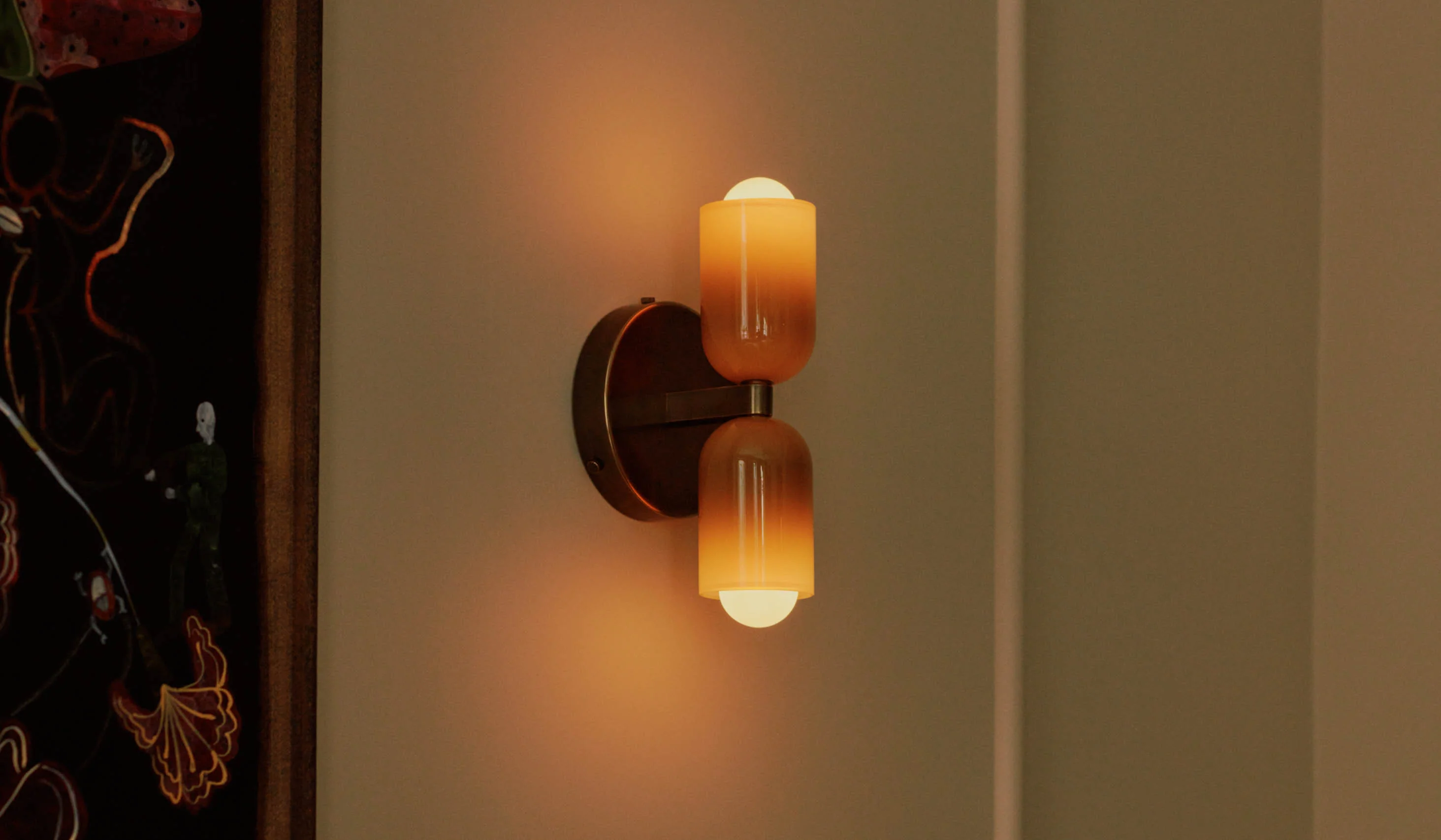 In Common With Pistachio Glass Up Down Sconce - Image 7