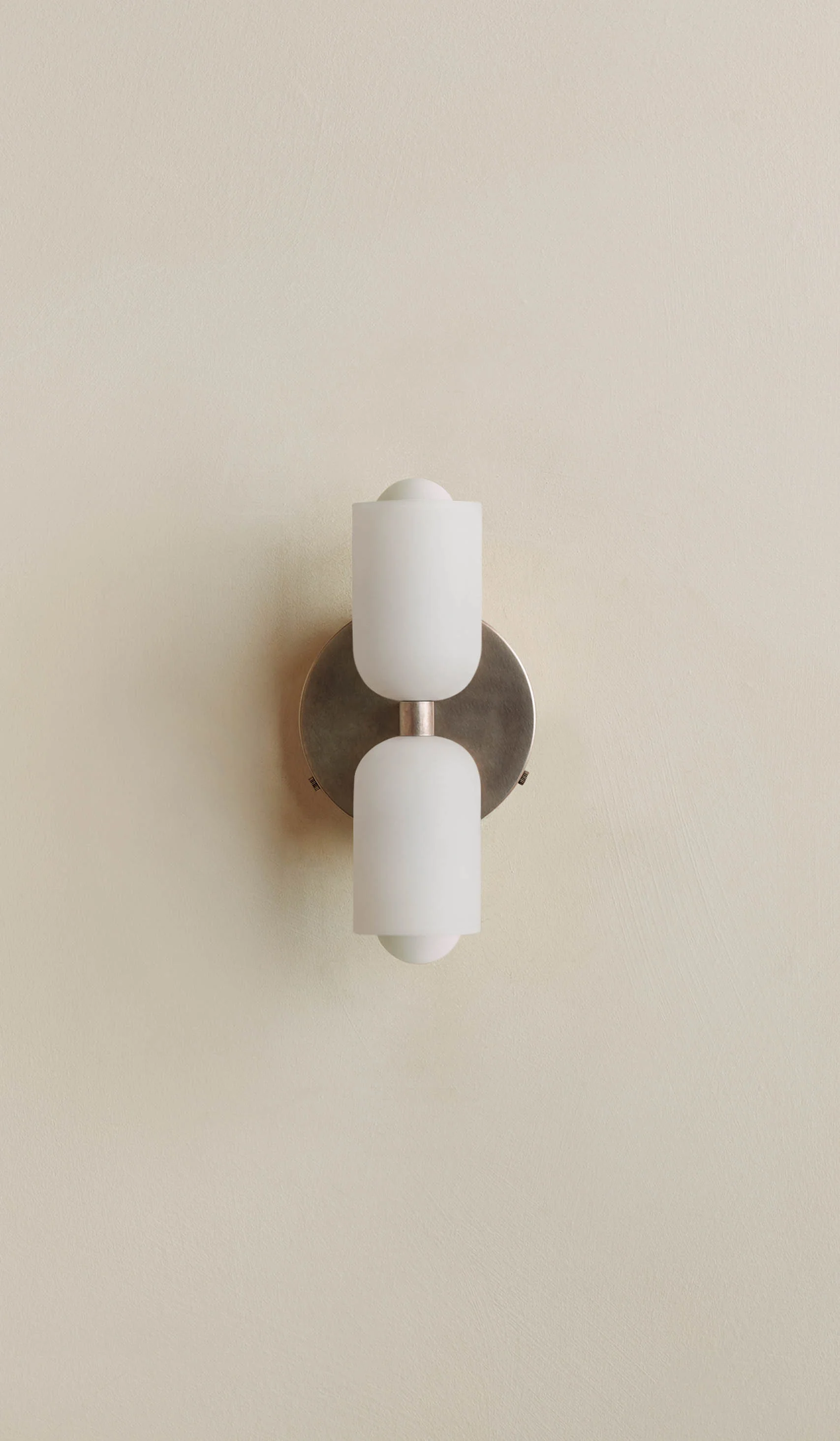 In Common With Sandblasted White Glass Up Down Sconce - Image 13