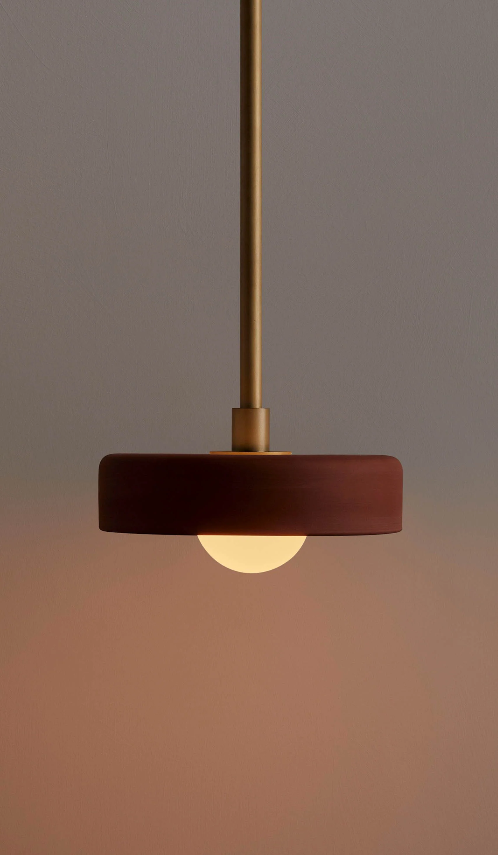 In Common With Terracotta Ceramic Disc Pendant - Image 11