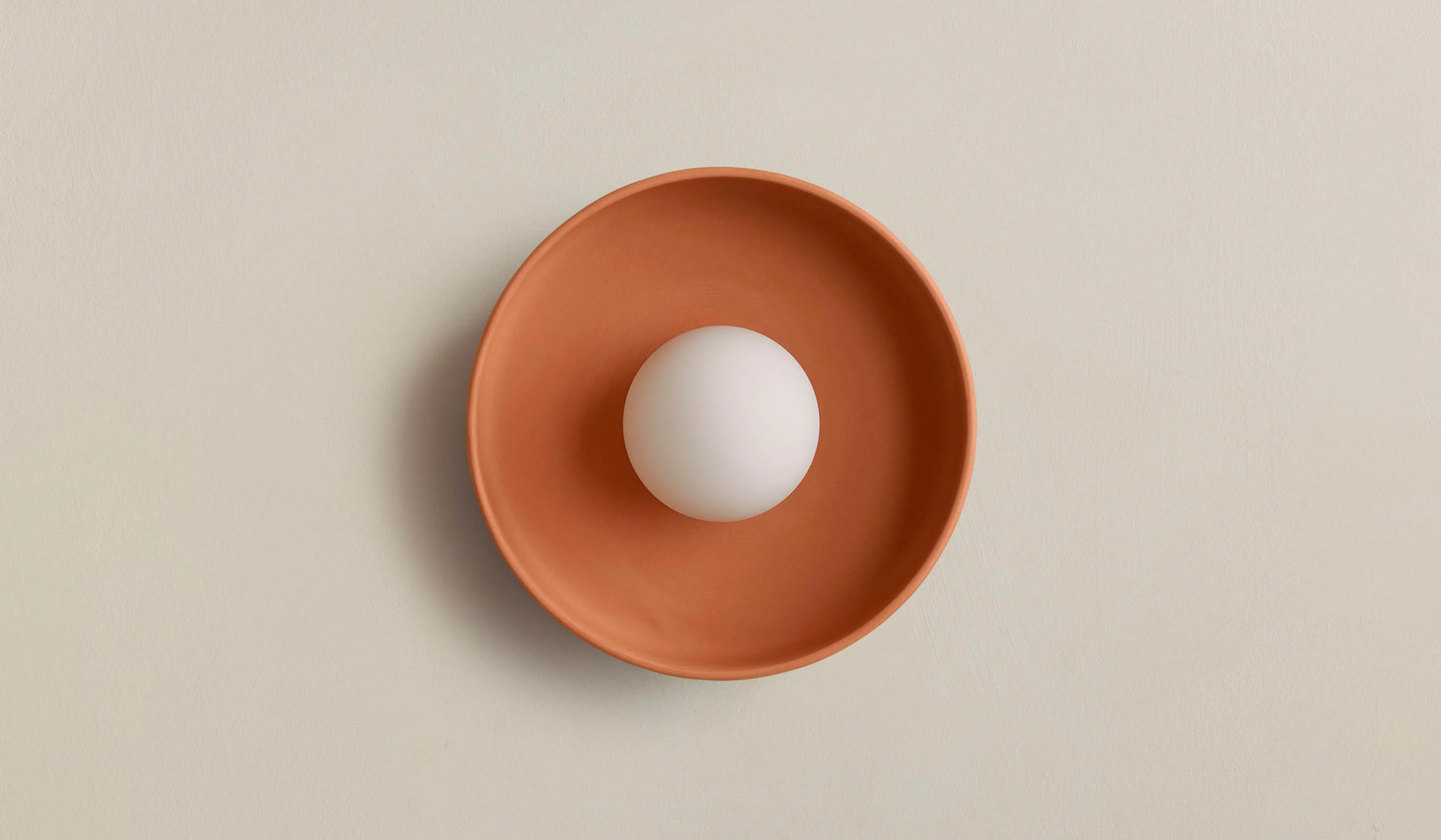 In Common With Terracotta Ceramic Disc Surface Mount - Image 2