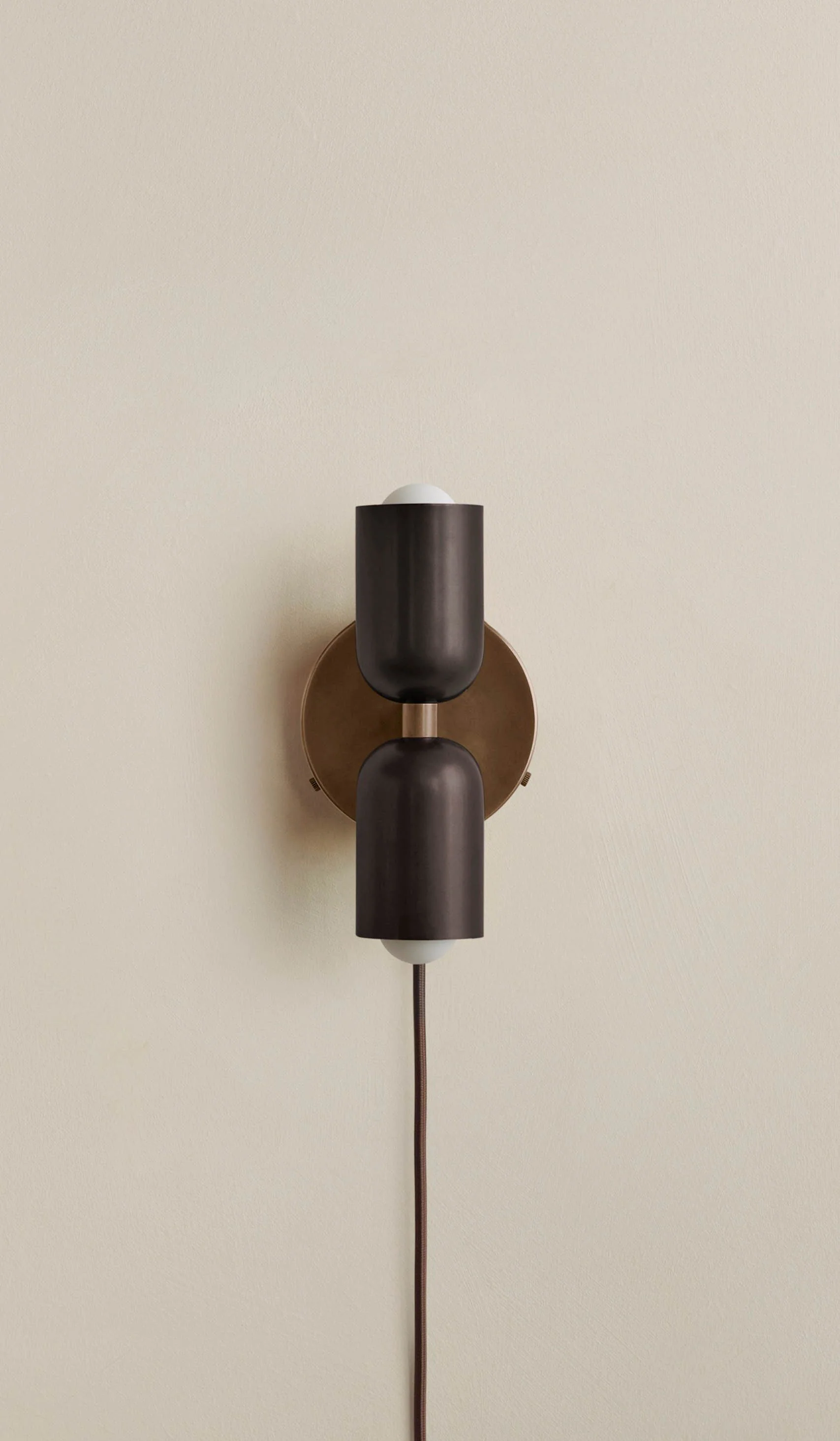 In Common With Brass Up Down Sconce - Plug In - Image 44