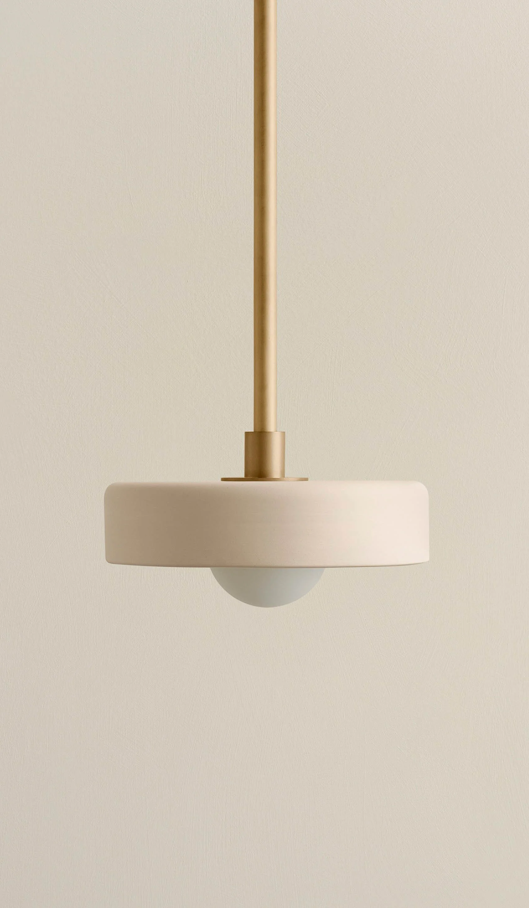 In Common With White Ceramic Disc Pendant - Image 5