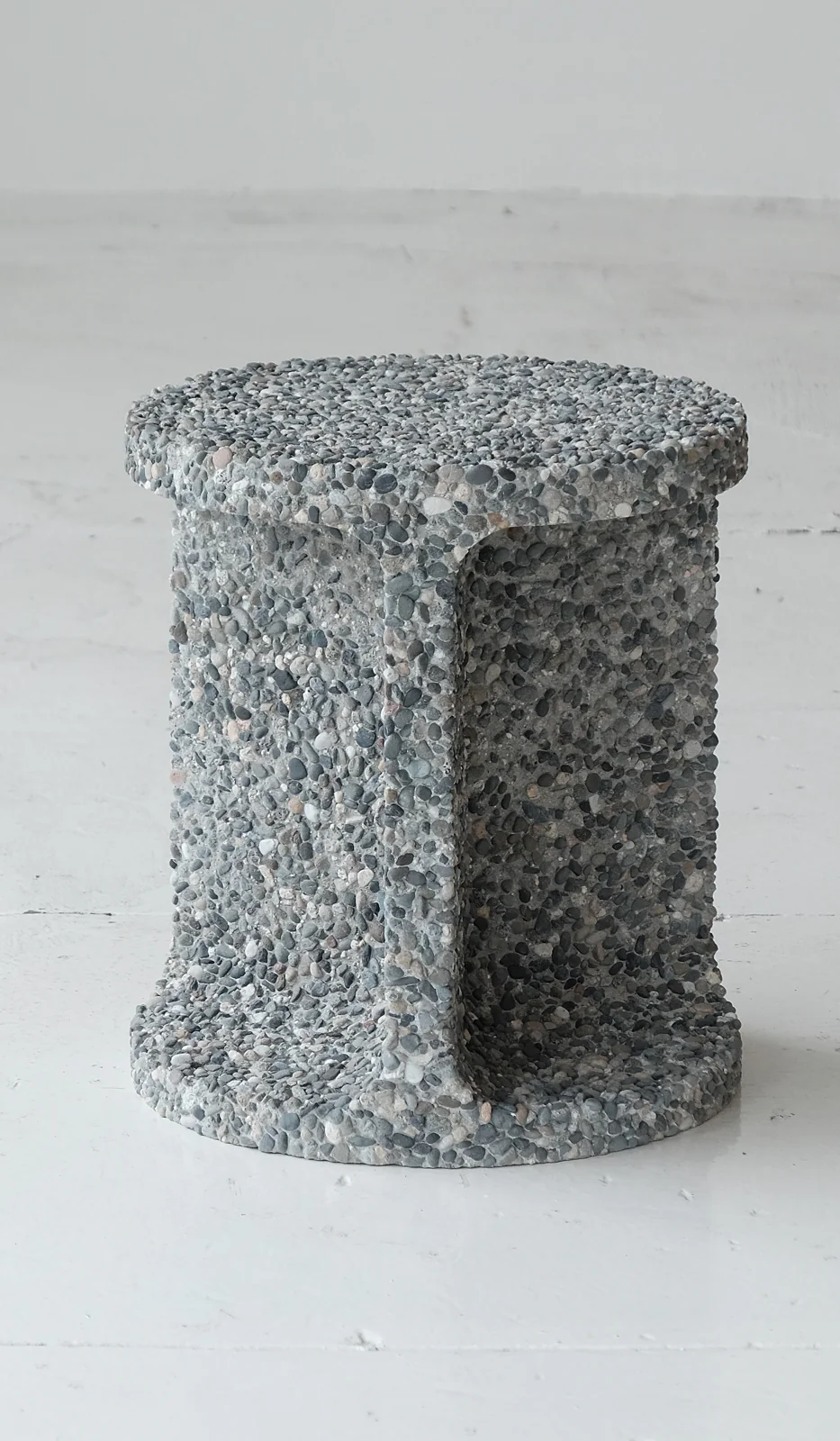 Jeff Martin Joinery Exposed Aggregate Neolith Stool / Side Table - Image 12