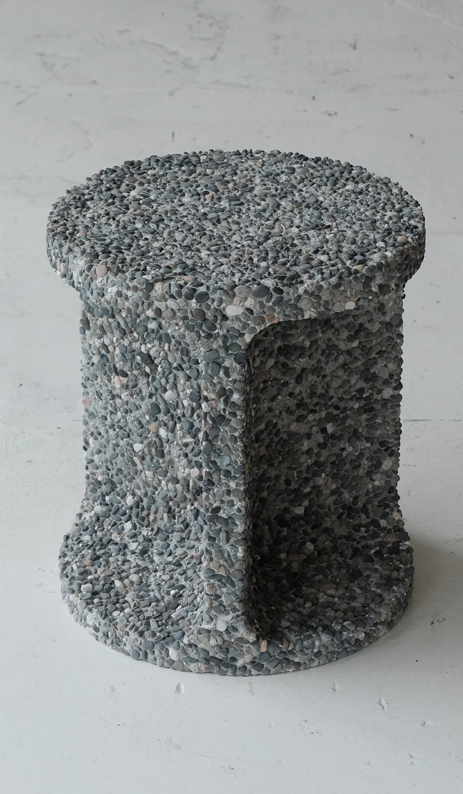 Jeff Martin Joinery Exposed Aggregate Neolith Stool / Side Table - Image 6