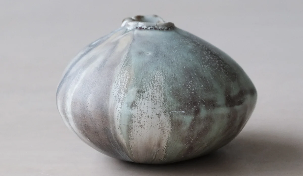 Mondays Soda Fired Mini Moon Vase No. 1 - Image 7