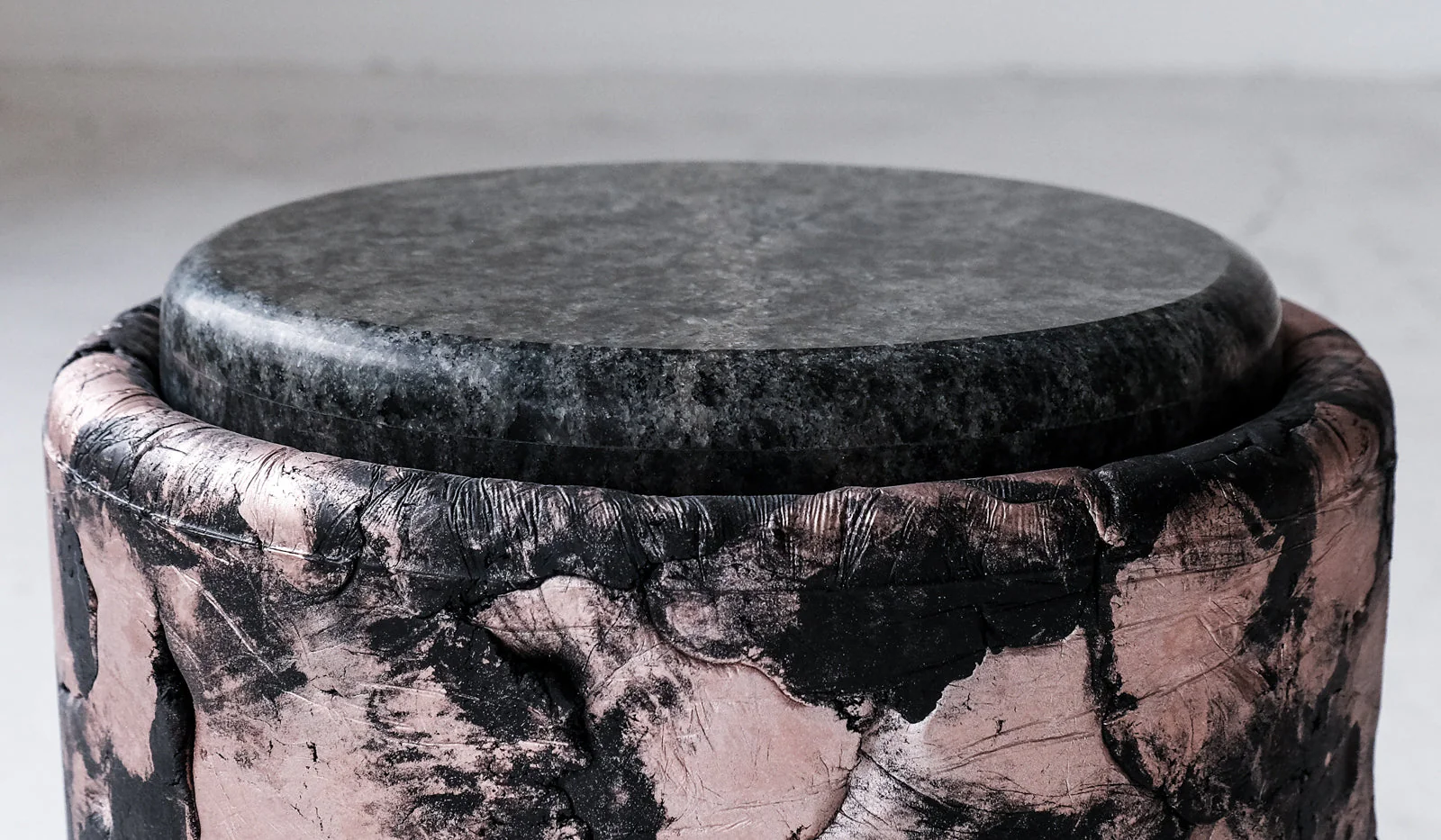 Ross Hansen Black Barrel Table - Image 10
