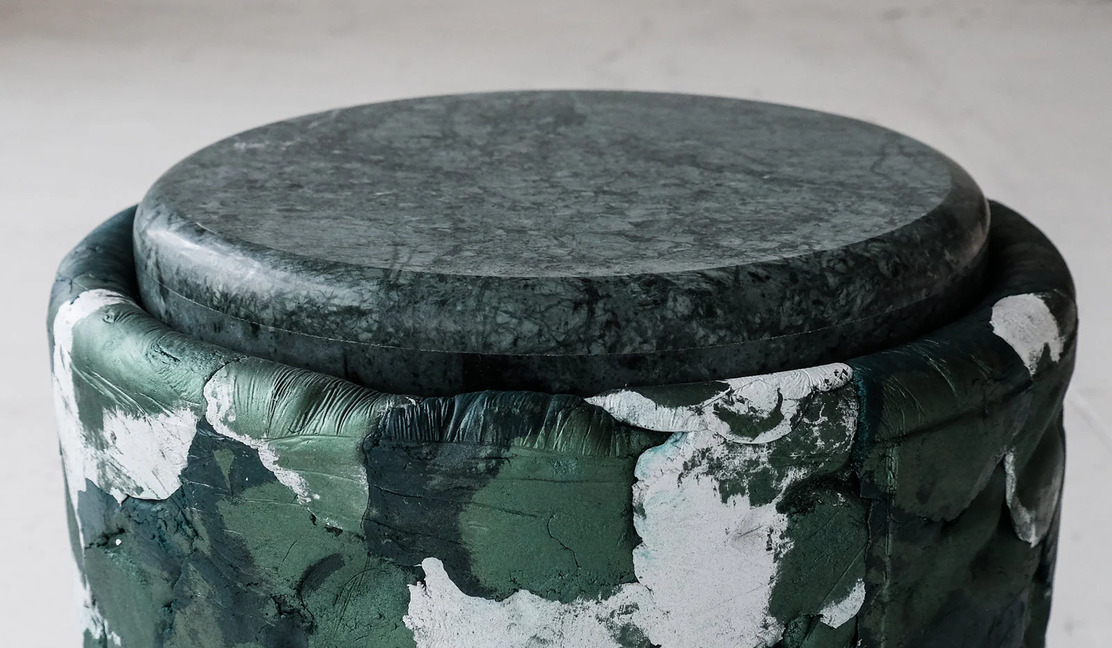 Ross Hansen Green Barrel Table - Image 7