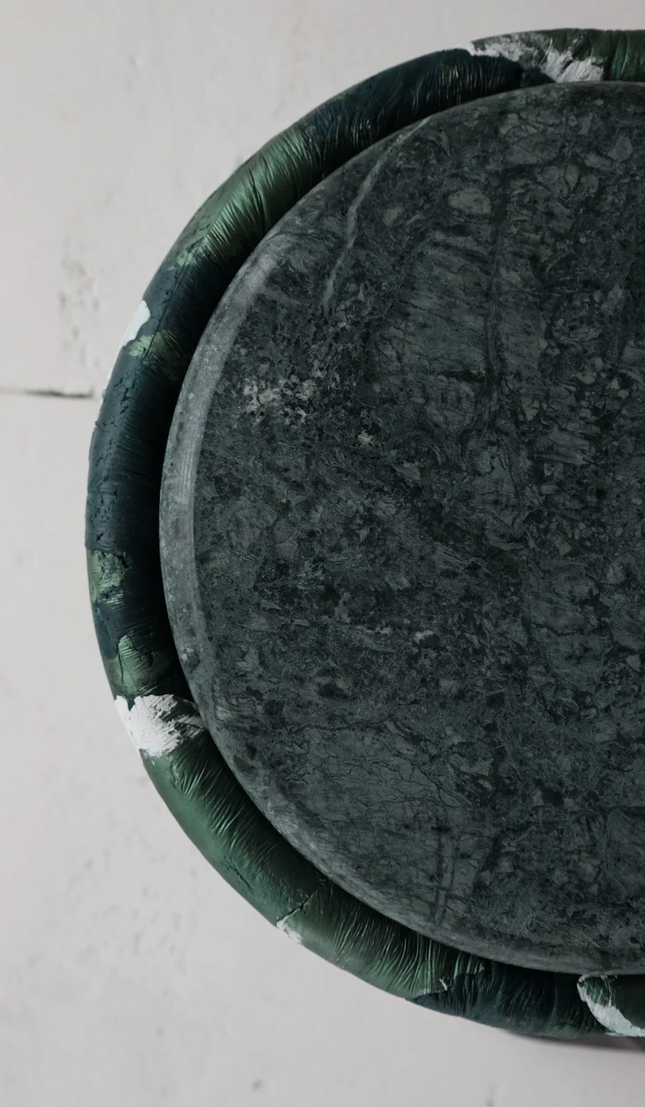 Ross Hansen Green Barrel Table - Image 9
