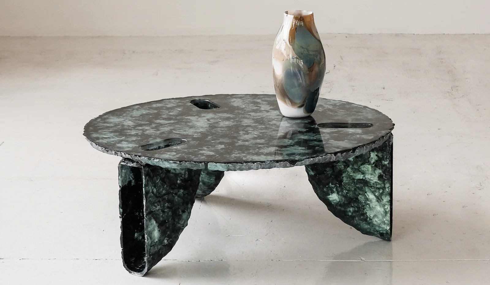 IN STOCK Ross Hansen Green Molded Coffee Table - Image 18