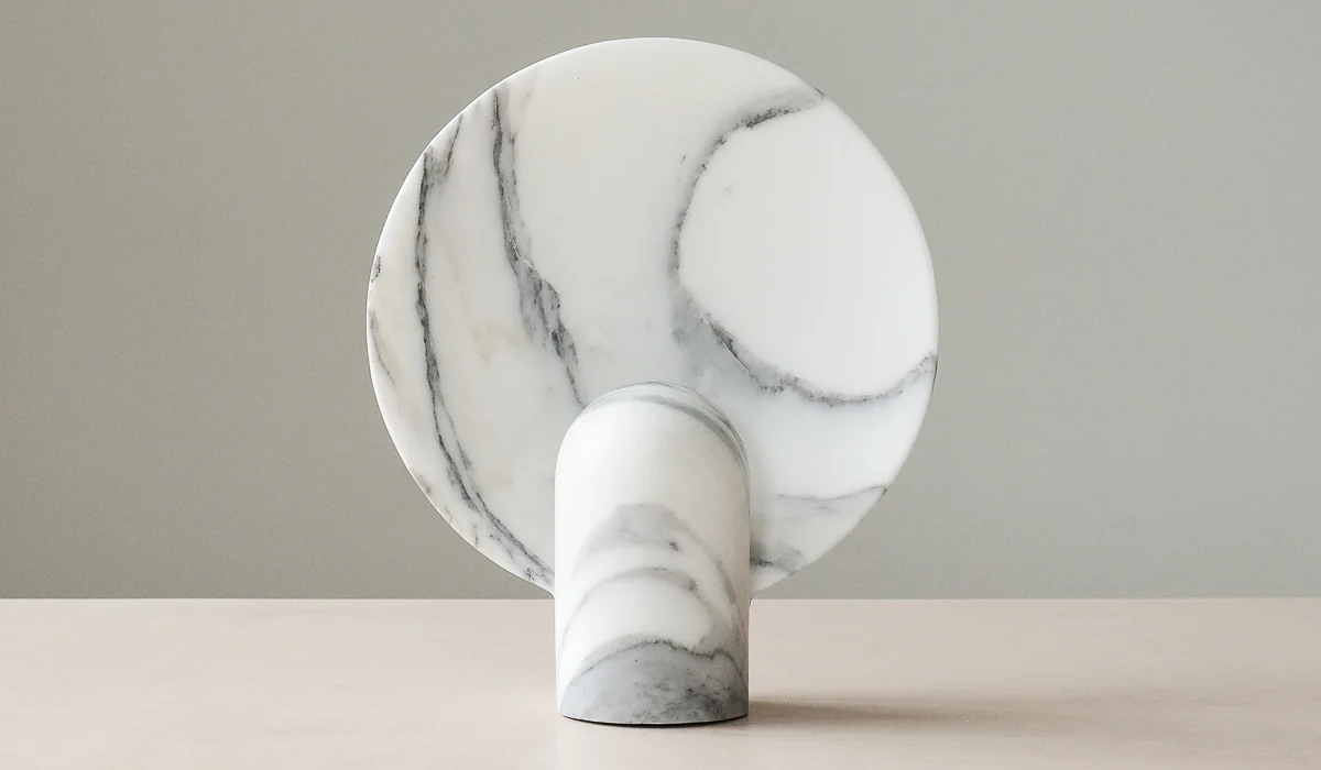 Studio Henry Wilson Calacatta Surface Sconce Table Lamp - Image 2