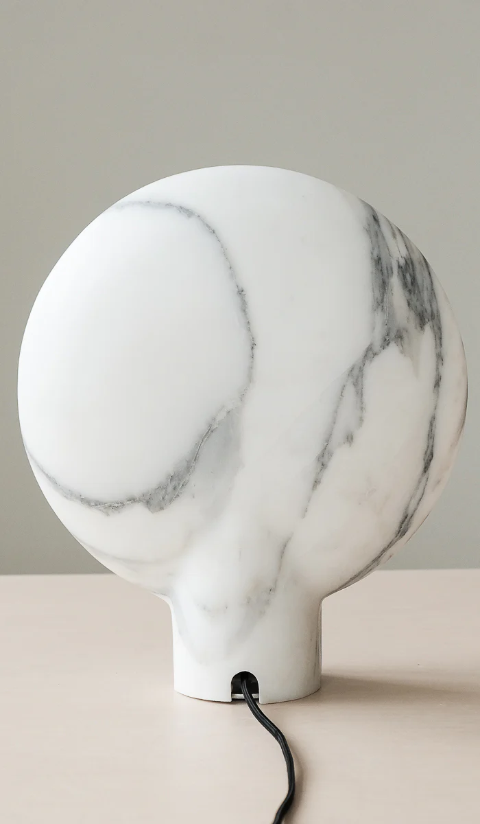 Studio Henry Wilson Calacatta Surface Sconce Table Lamp - Image 3