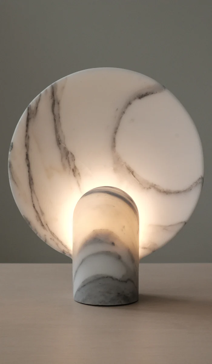 Studio Henry Wilson Calacatta Surface Sconce Table Lamp - Image 5