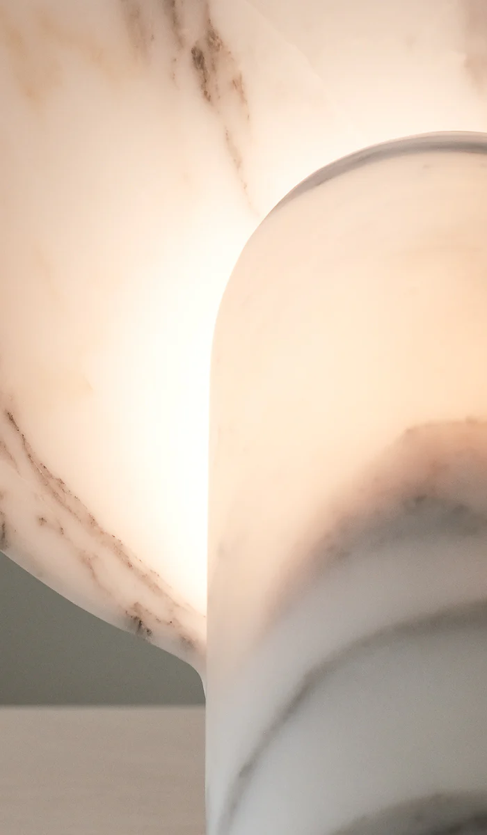 Studio Henry Wilson Calacatta Surface Sconce Table Lamp - Image 6