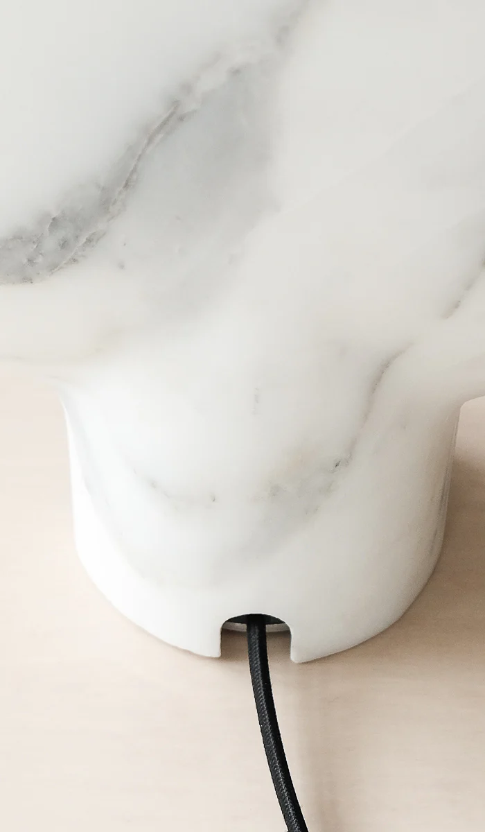Studio Henry Wilson Calacatta Surface Sconce Table Lamp - Image 9