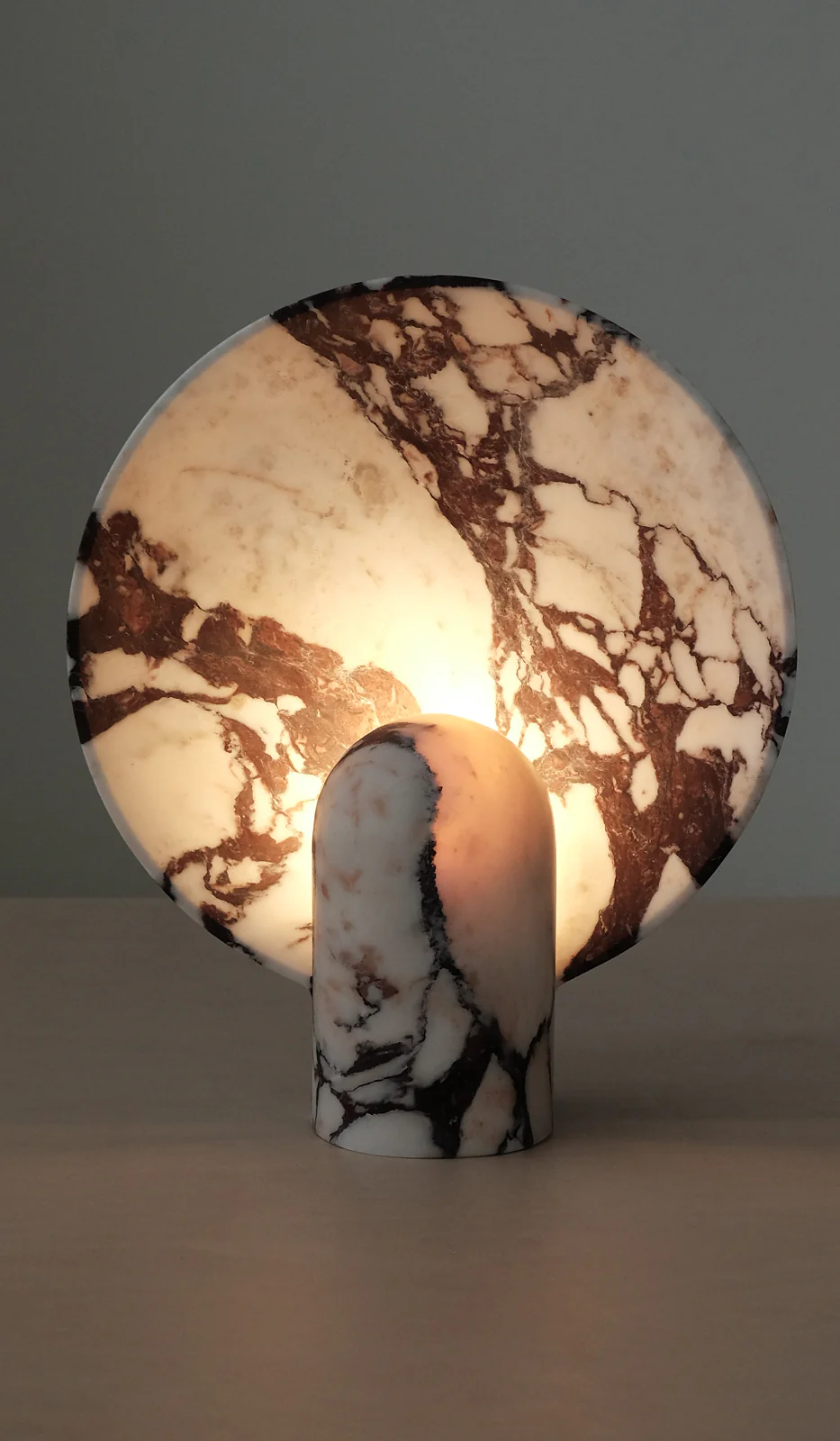 Studio Henry Wilson Calacatta Viola Surface Sconce Table Lamp - Image 8