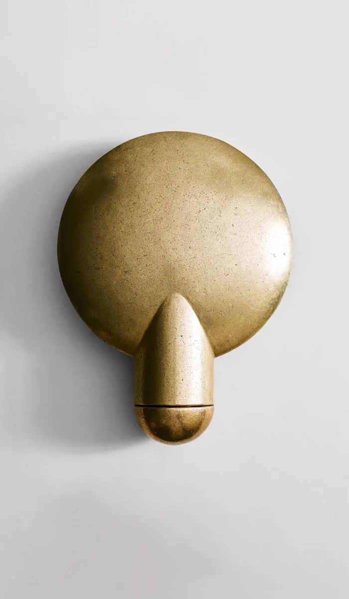 Studio Henry Wilson Polished Cast Bronze Surface Wall Sconce - Image 3
