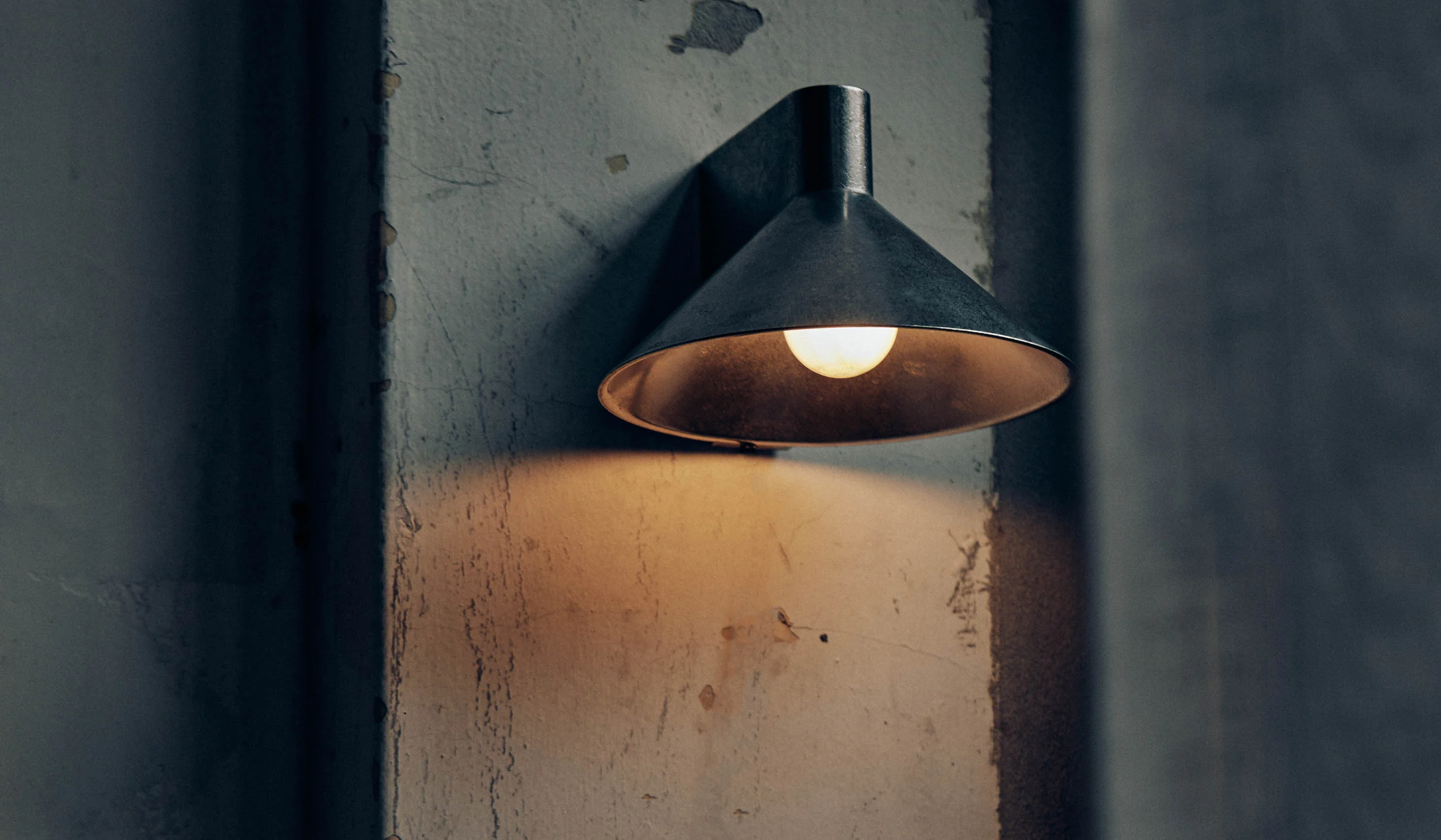 Studio Henry Wilson Polished Cast Stainless Steel Conical Wall Light - Image 4