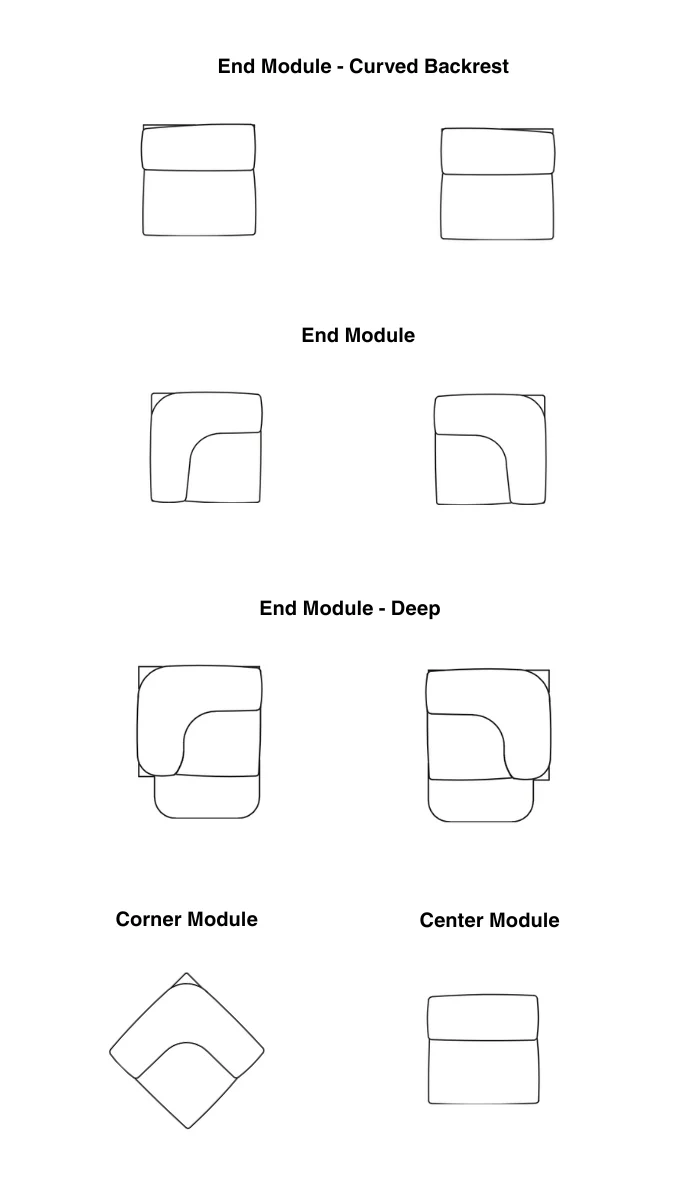 Tacchini 'Butter' Modular Sectional - Image 9